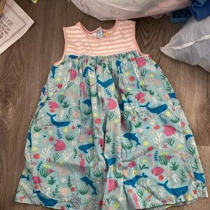 Baby boden dress ocean